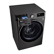LG 9kg Washing Machine AI DD?, Black Steel, F6V1009BTSE