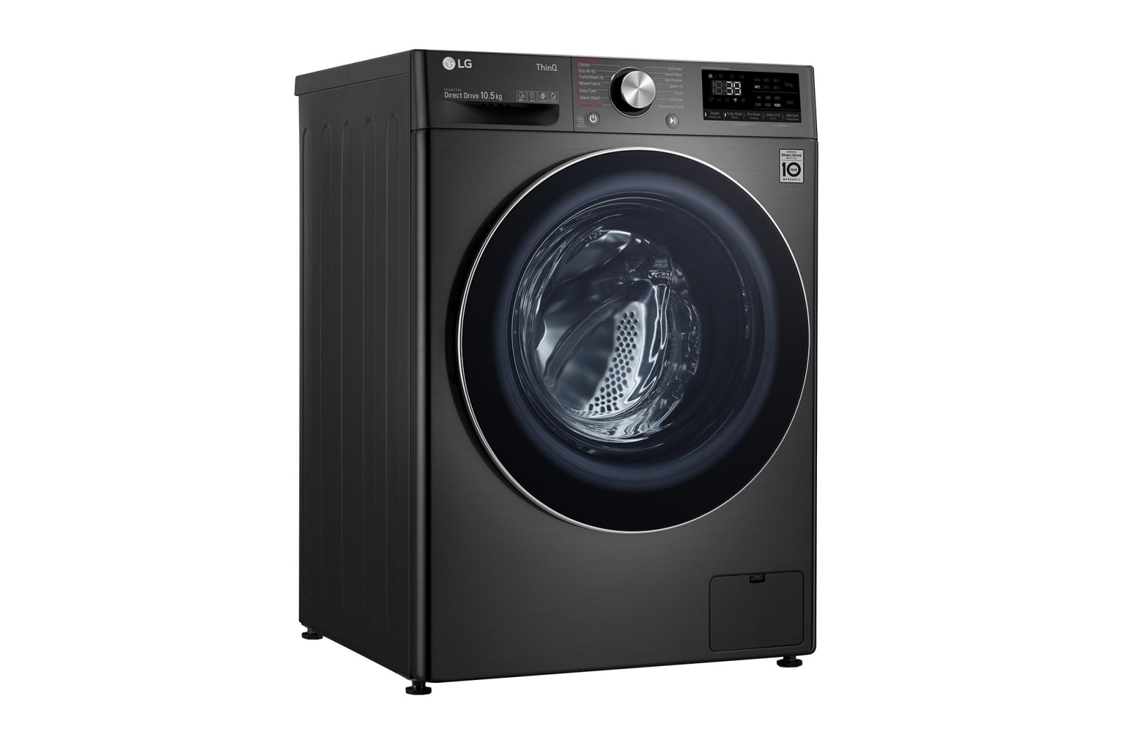LG 10.5kg Washing Machine Black Steel AI DD?, F6V1010BTSE