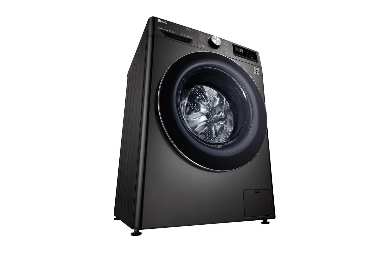 LG 10.5kg Washing Machine Black Steel AI DD?, F6V1010BTSE