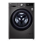 Front view of 10.5kg Washing Machine Black Steel AI DD?(F6V1010BTSE)