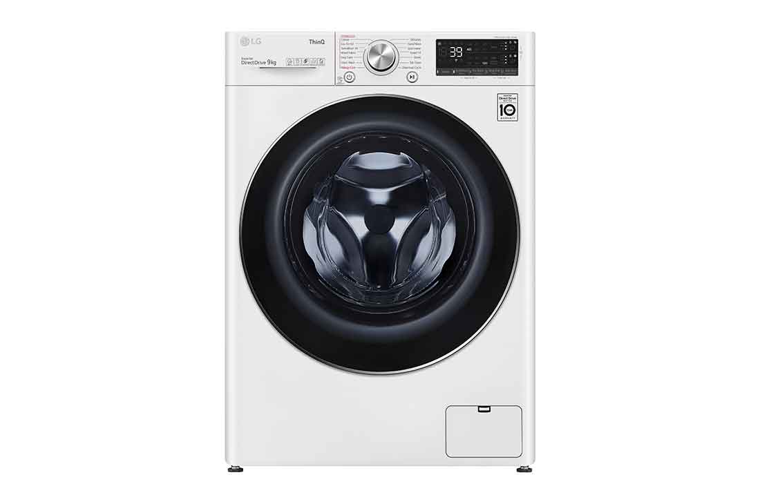 LG 9kg Washing Machine AI DD?, White, F6V909WTSA