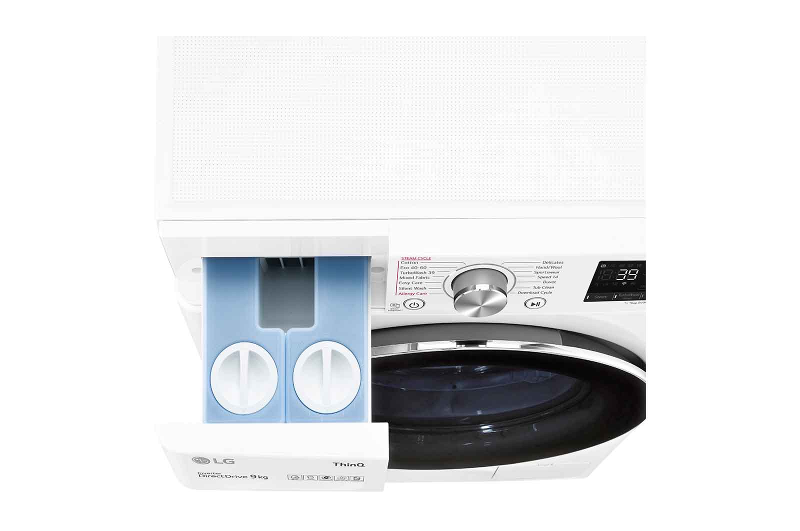 LG 9kg Washing Machine White AI DD?, F6V909WTSA