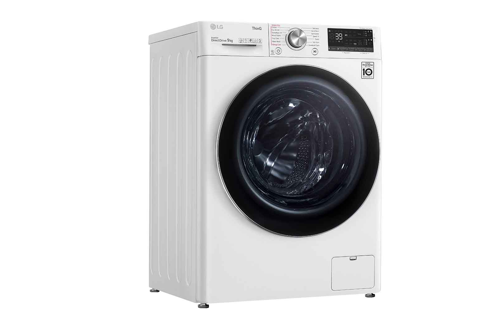 LG 9kg Washing Machine White AI DD?, F6V909WTSA