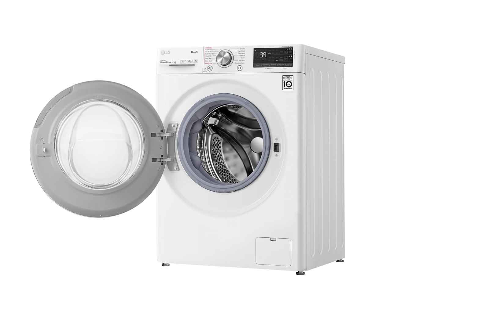 LG 9kg Washing Machine White AI DD?, F6V909WTSA