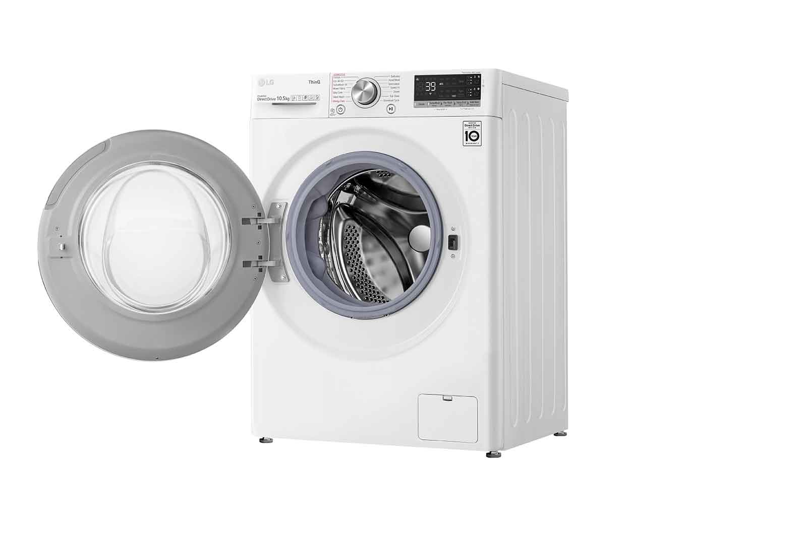 LG 10.5kg Washing Machine White AI DD?, F6V910WTSA
