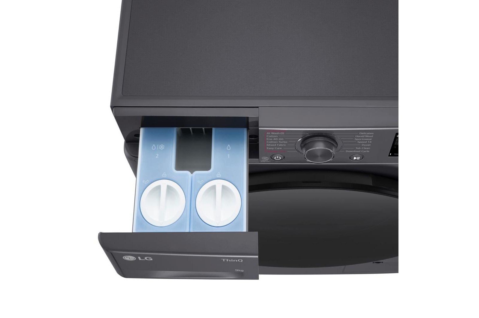 LG 9kg EZDispense? Washing Machine, Slate Grey, F4Y509GBLA1