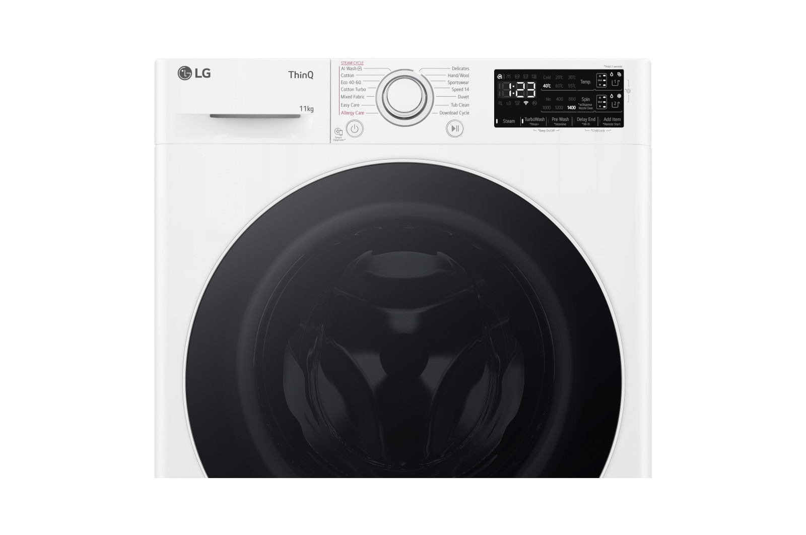 LG 11kg EZDispense? Washing Machine, White, F4Y511WWLA1