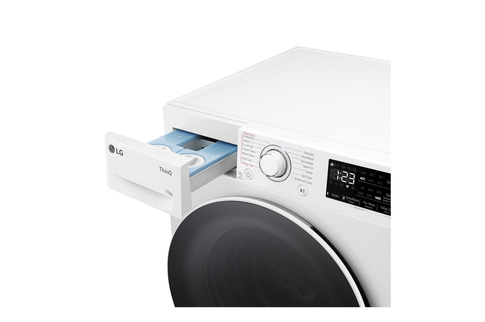 LG 11kg EZDispense? Washing Machine, White, F4Y511WWLA1