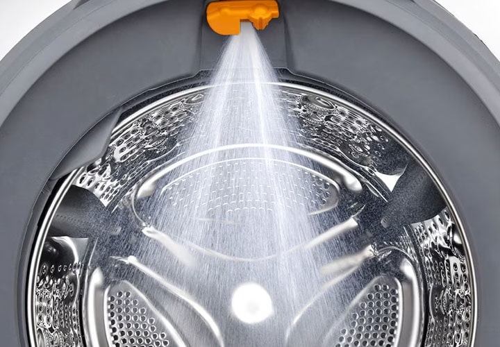 One of our LG TurboWash F14U2TDN0 washing machines in action 