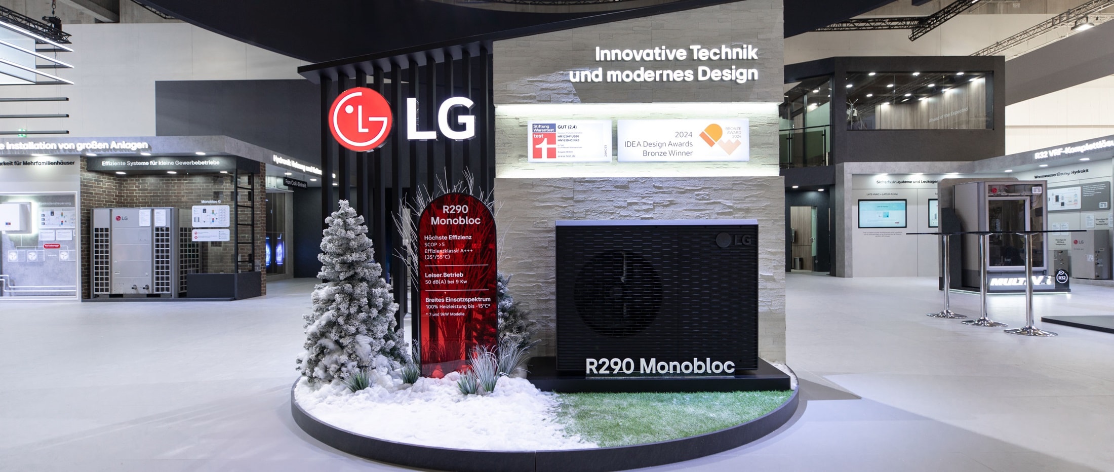 LG Heating Solutions is on display at a conference