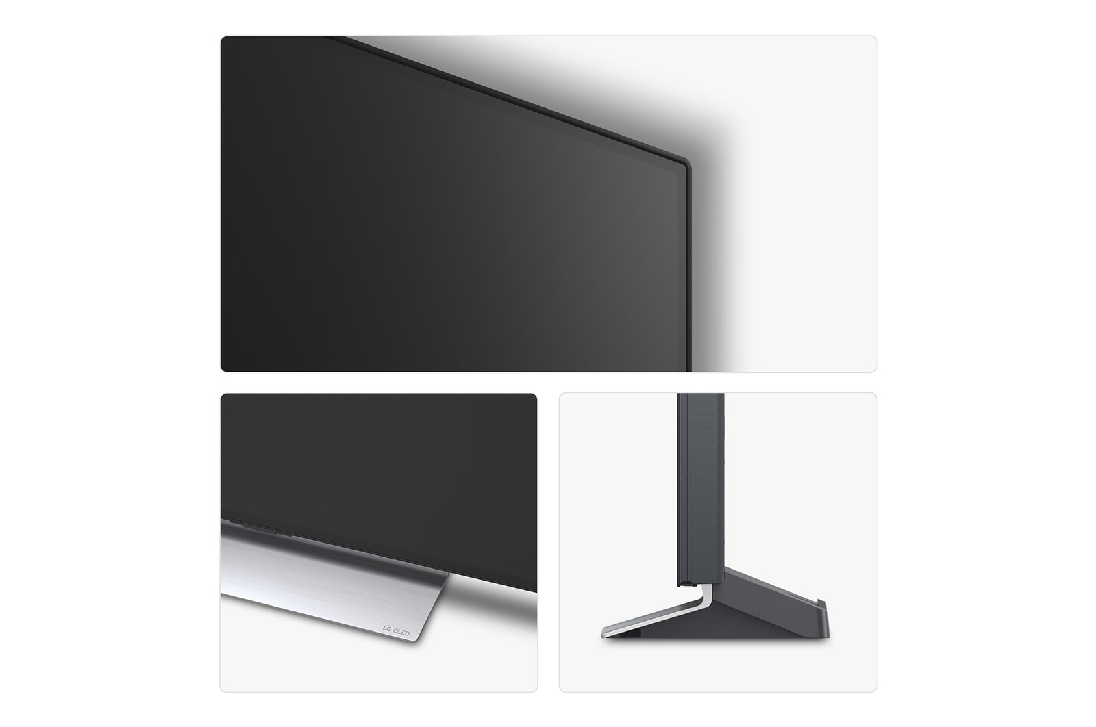 Rear view of LG OLED evo AI G5 4K Smart TV.