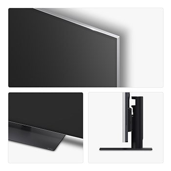 Rear view of LG OLED evo AI G5 4K Smart TV.