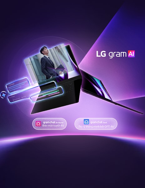 Laptop LG gram AI m?i