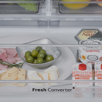 Hình ?nh c?n c?nh tính n?ng fresh converter trong t? l?nh lg nhi?u c?a.	