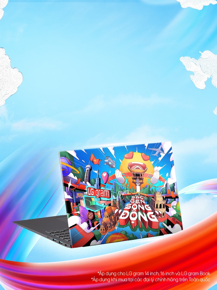 Banner t?ng decal s?ng ??ng khi mua laptop lg gram