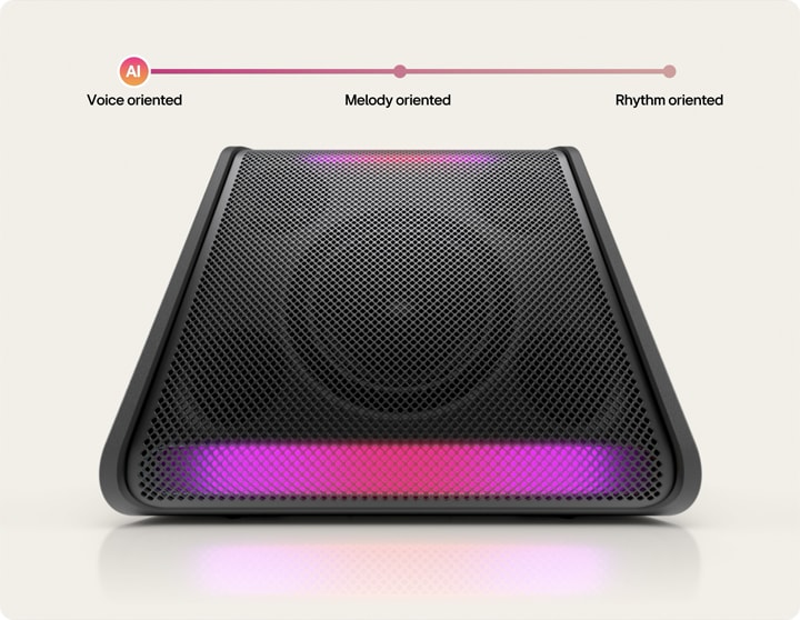 xboom Stage 301 v?i ?èn ?ang b?t sáng.