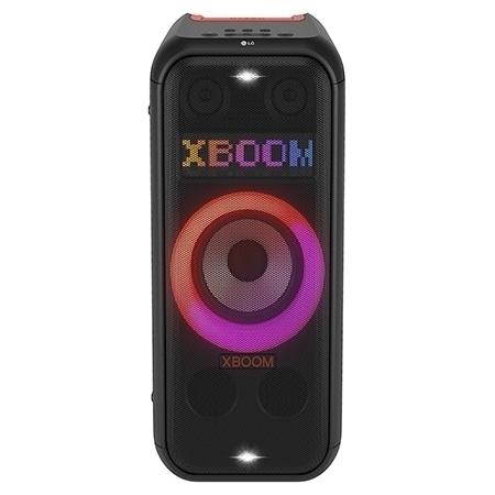 Hình ?nh m?t tr??c v?i t?t c? ?èn ??u sáng. Trên b?ng ?èn ?i?m ?nh ??ng có hi?n th? ch?; XBOOM.