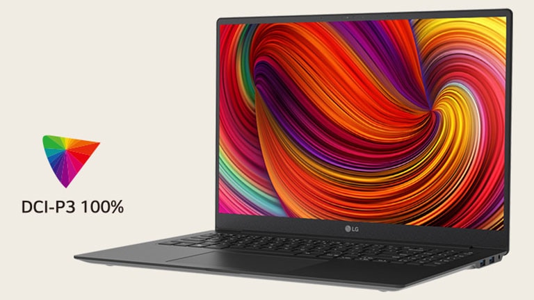 Gam màu r?ng DCI-P3 100%.