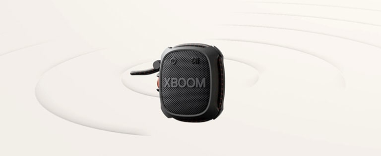 ?? h?a am thanh m?nh m? phát ra t? LG XBOOM Go XG2T ?? minh h?a cho Sound Boost.