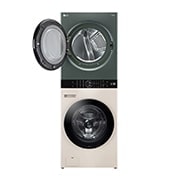 LG Tháp gi?t s?y LG WashTower? Gi?t 25kg/S?y 17kg xanh/be - WT2517NHEG, WT2517NHEG