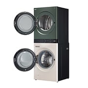 LG Tháp gi?t s?y LG WashTower? Gi?t 25kg/S?y 17kg xanh/be - WT2517NHEG, WT2517NHEG