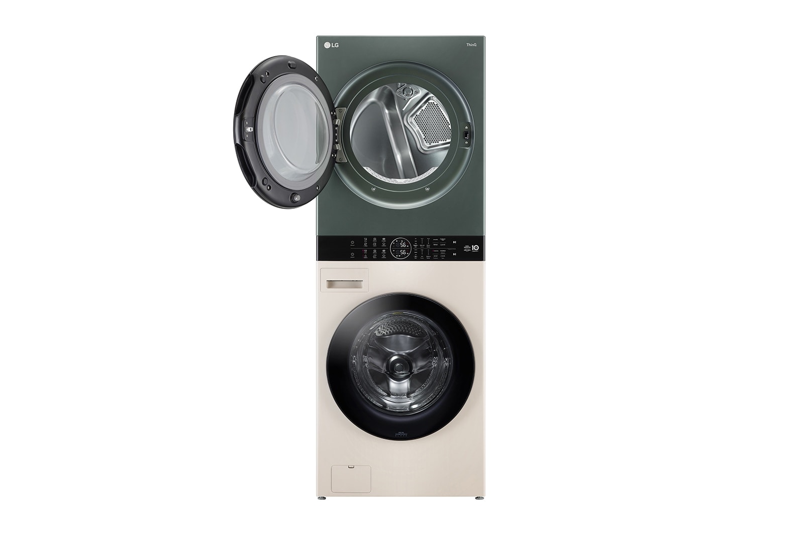 LG Tháp gi?t s?y LG WashTower? Gi?t 25kg/S?y 17kg xanh/be - WT2517NHEG, WT2517NHEG