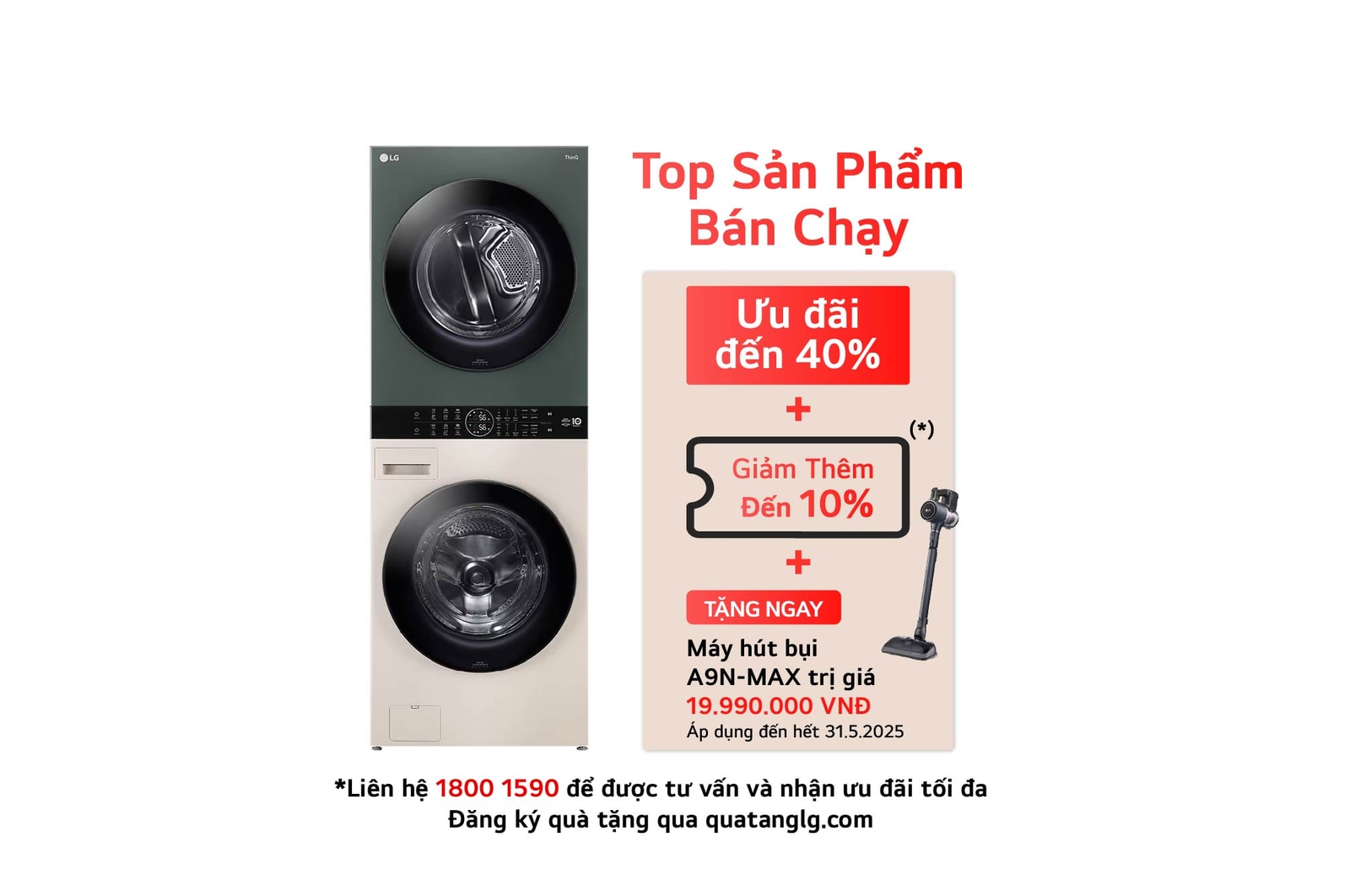 WT2517NHEG M?t tr??c