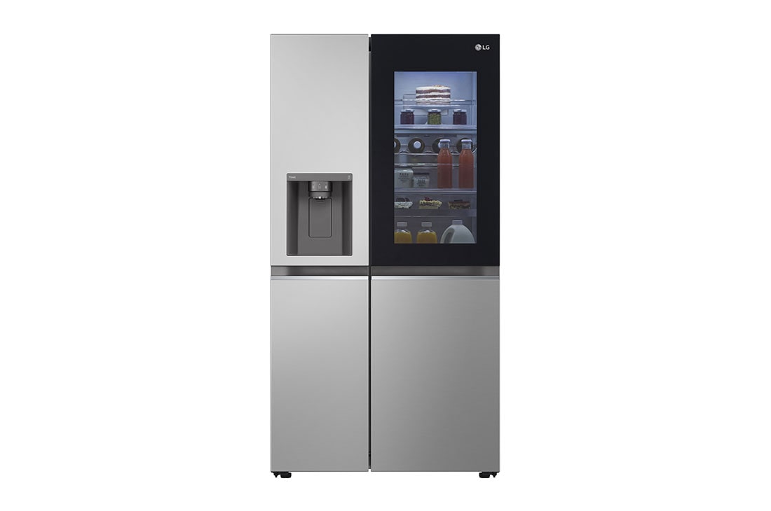 LG T? l?nh LG Instaview l?y n??c ngoài UVnano 635L màu b?c GR-G257SV, GR-G257SV