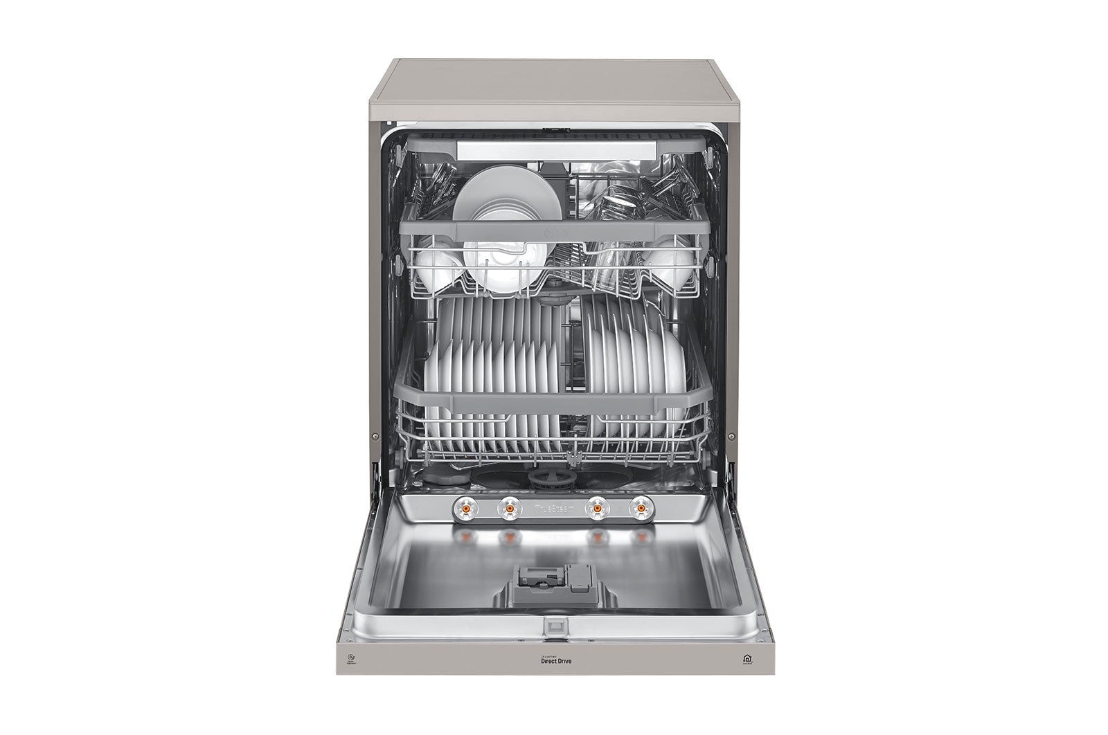 LG 14 Place QuadWash? Dishwasher with TrueSteam? in Stainless Finish, DFB425FP