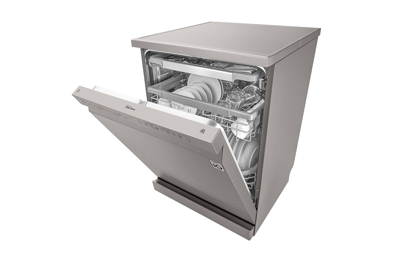 LG 14 Place QuadWash? Dishwasher with TrueSteam? in Stainless Finish, DFB425FP