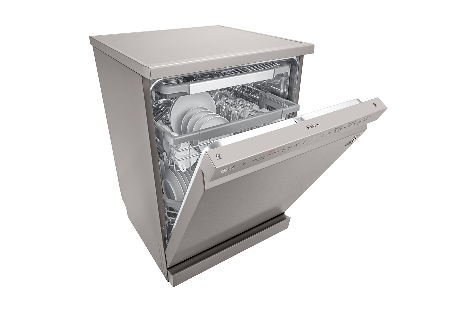 LG 14 Place QuadWash? Dishwasher with TrueSteam? in Stainless Finish, DFB425FP
