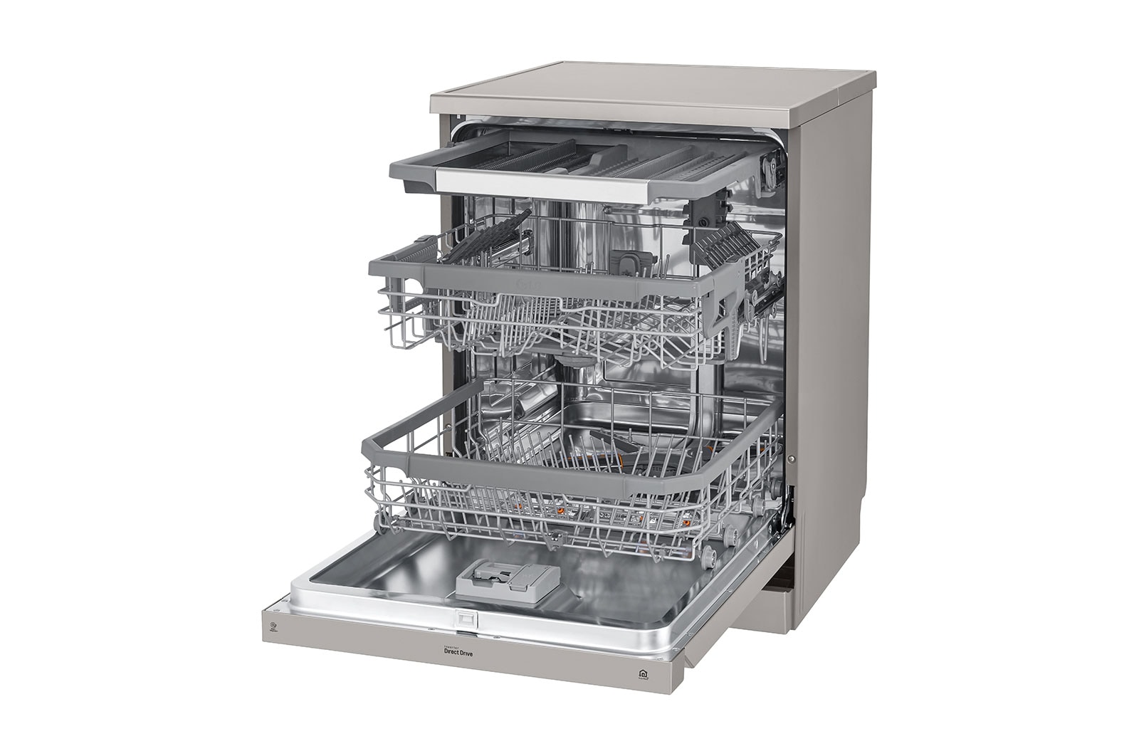 LG 14 Place QuadWash? Dishwasher with TrueSteam? in Stainless Finish, DFB425FP