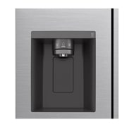 LG 617L Non Plumbed Side by Side Fridge with Ice & Water Dispenser in Stainless Finish, GC-L257SLXL