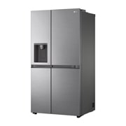 LG 617L Non Plumbed Side by Side Fridge with Ice & Water Dispenser in Stainless Finish, GC-L257SLXL