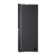 LG 611L InstaView? Door-in-Door Side by Side Fridge with Uvnano? Ice & Water Dispenser in Black Finish, GC-X257CQFS