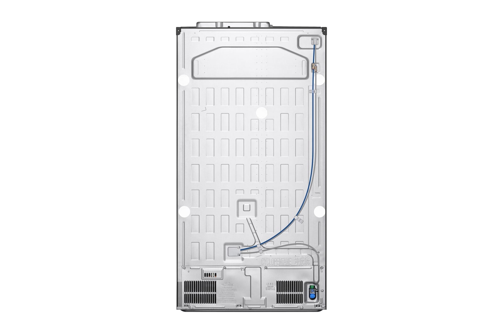LG 611L InstaView? Door-in-Door Side by Side Fridge with Uvnano? Ice & Water Dispenser in Black Finish, GC-X257CQFS