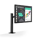 LG 27" QHD Ergo IPS Monitor with USB Type-C?, 27QN880-B