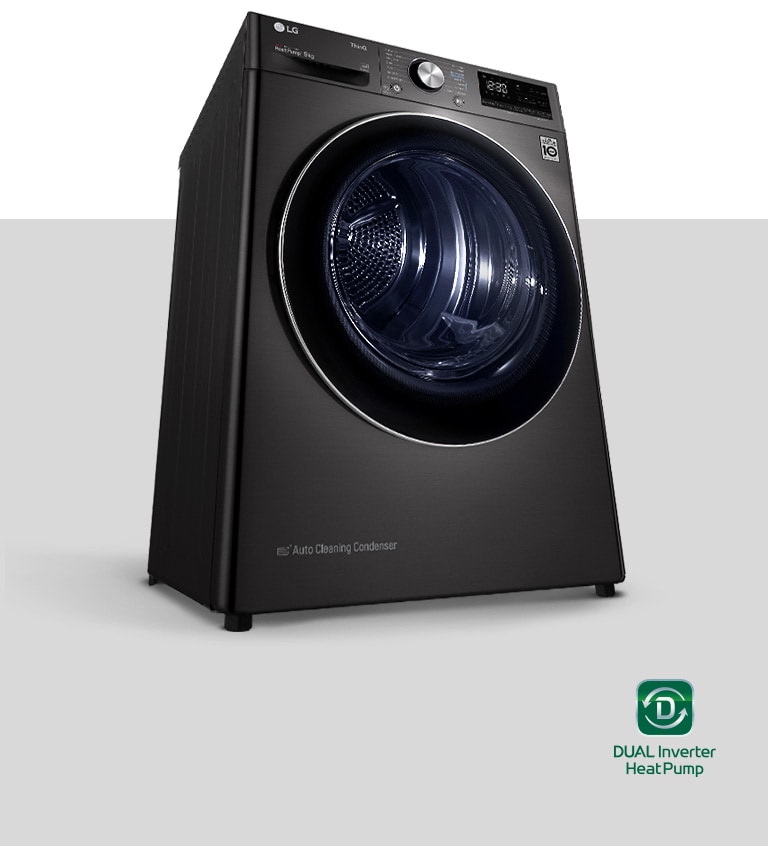 DUAL Inverter Heat Pump? Dryer product image with logo
