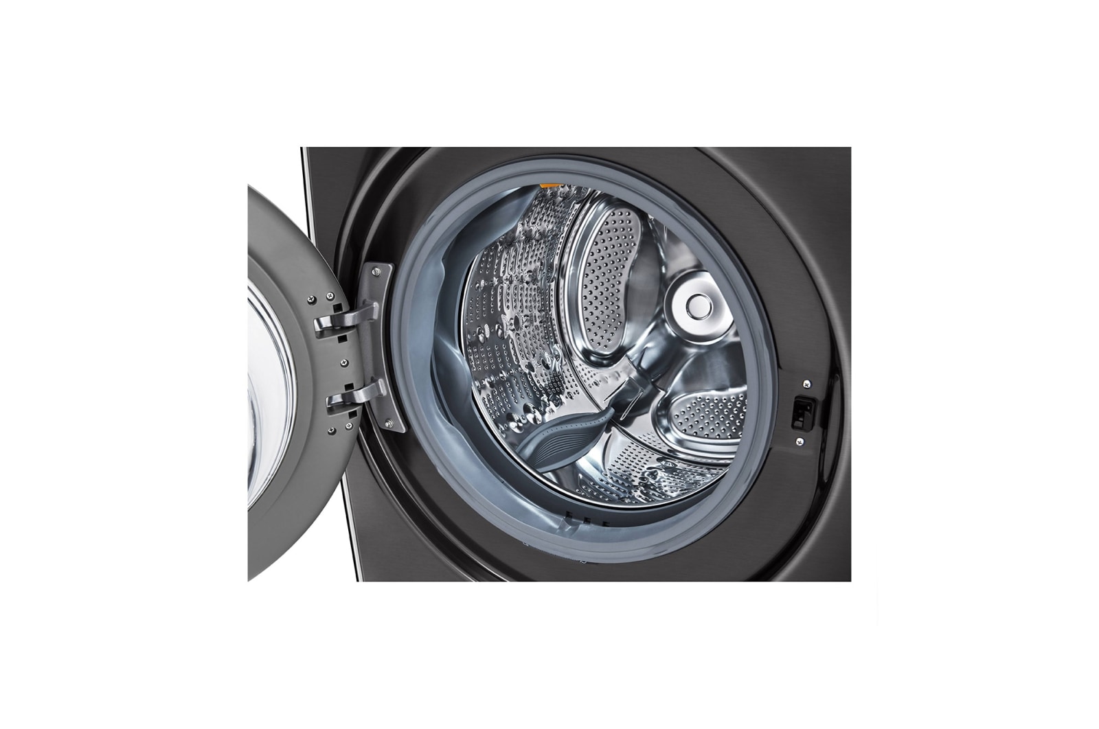 LG 21kg Front Loader Washer with AI DD? & Steam in Black Finish, F0P2CYV2E
