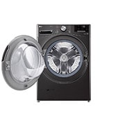 LG 21kg Front Loader Washer with AI DD? & Steam in Black Finish, F0P2CYV2E