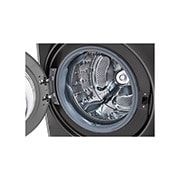 LG 21kg Front Loader Washer with AI DD? & Steam in Black Finish, F0P2CYV2E