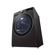LG 21kg Front Loader Washer with AI DD? & Steam in Black Finish, F0P2CYV2E