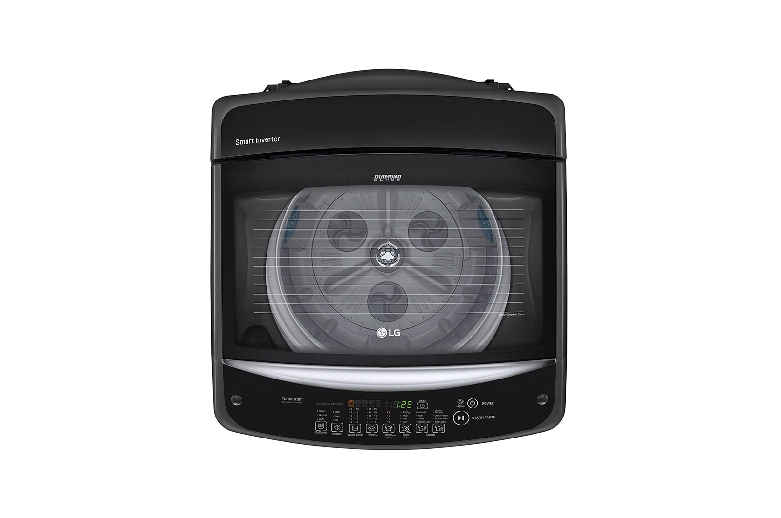 LG 18kg Top Loader with Smart Inverter in Black Finish, T1866NEHT2