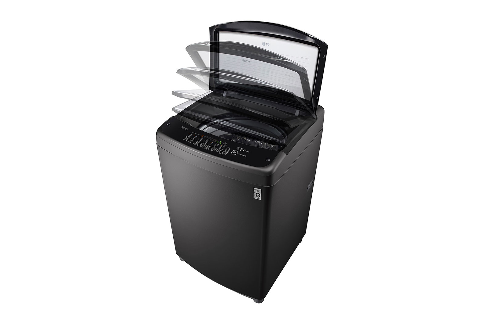 LG 18kg Top Loader with Smart Inverter in Black Finish, T1866NEHT2