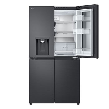 LG 900L InstaView? Door-in-Door French Door Fridge with UVnano? in Black Finish, GC-X31FFCRL