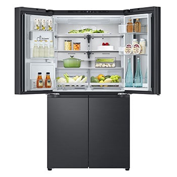 LG 900L InstaView? Door-in-Door French Door Fridge with UVnano? in Black Finish, GC-X31FFCRL