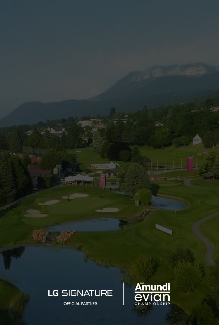 Professional golfer Jin Young Ko's post-swing full-body shot at The Amundi Evian Championship.
