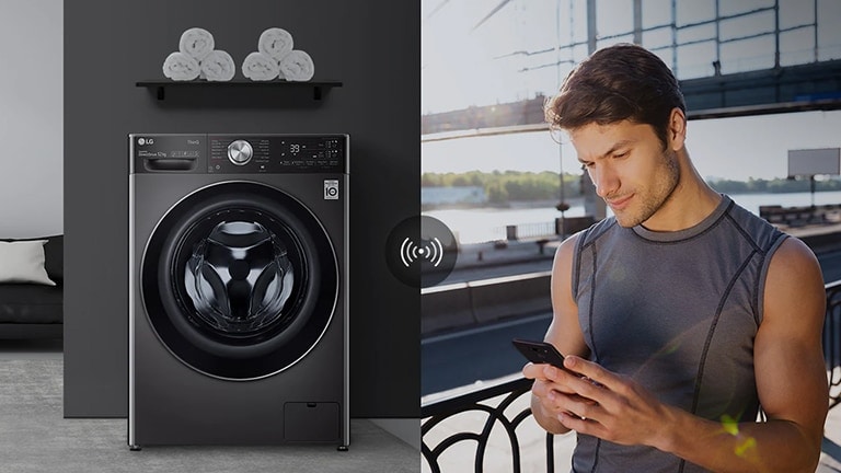 Smart Laundry with WiFi Connection and Control – LG ThinQ? App