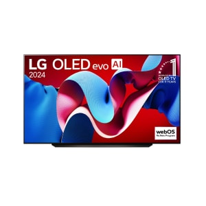 LG OLED TV front view
