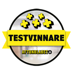 Aftonbladet plus testvinnare 2024 logo